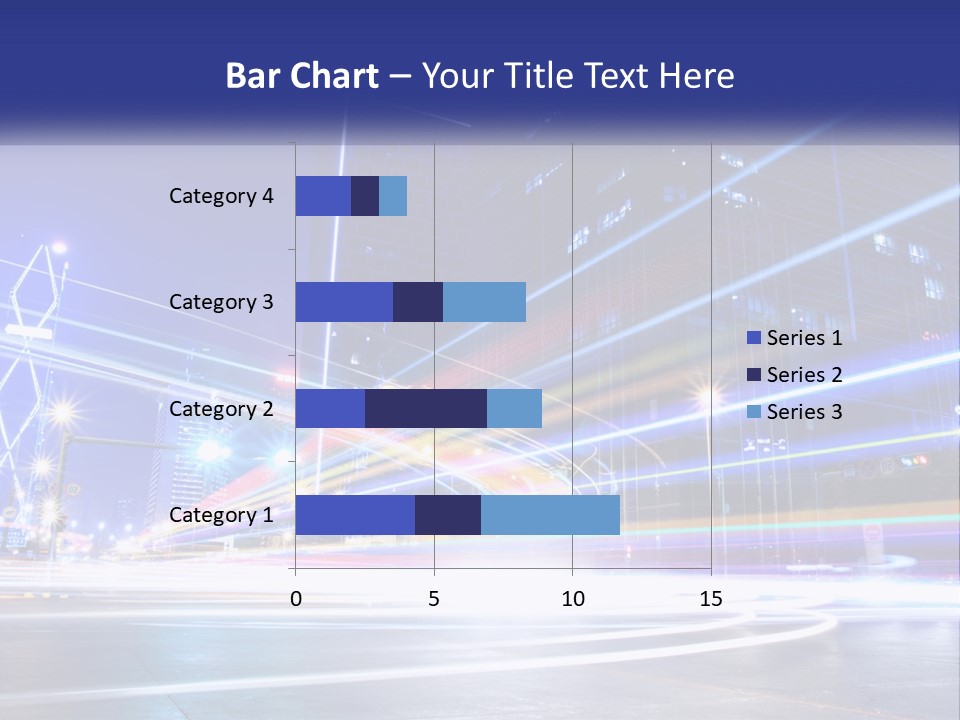 Cityscape Trails Dramatic PowerPoint Template