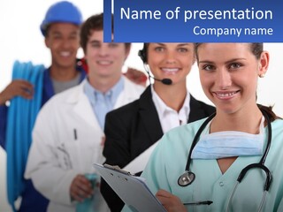 Youth Nurse Chemistry PowerPoint Template