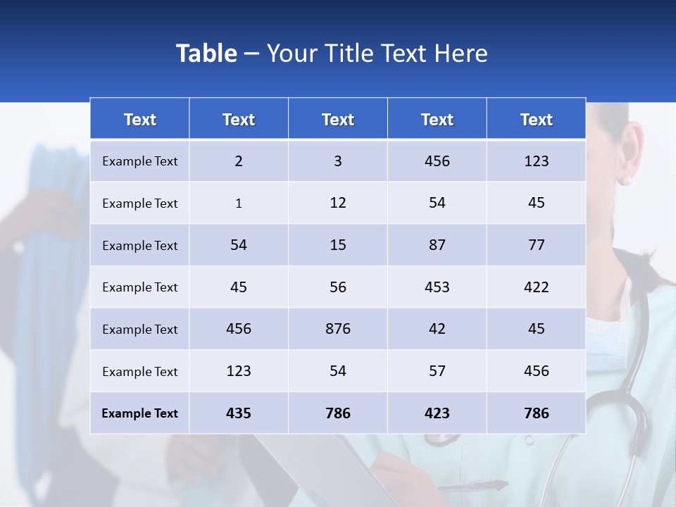 Youth Nurse Chemistry PowerPoint Template