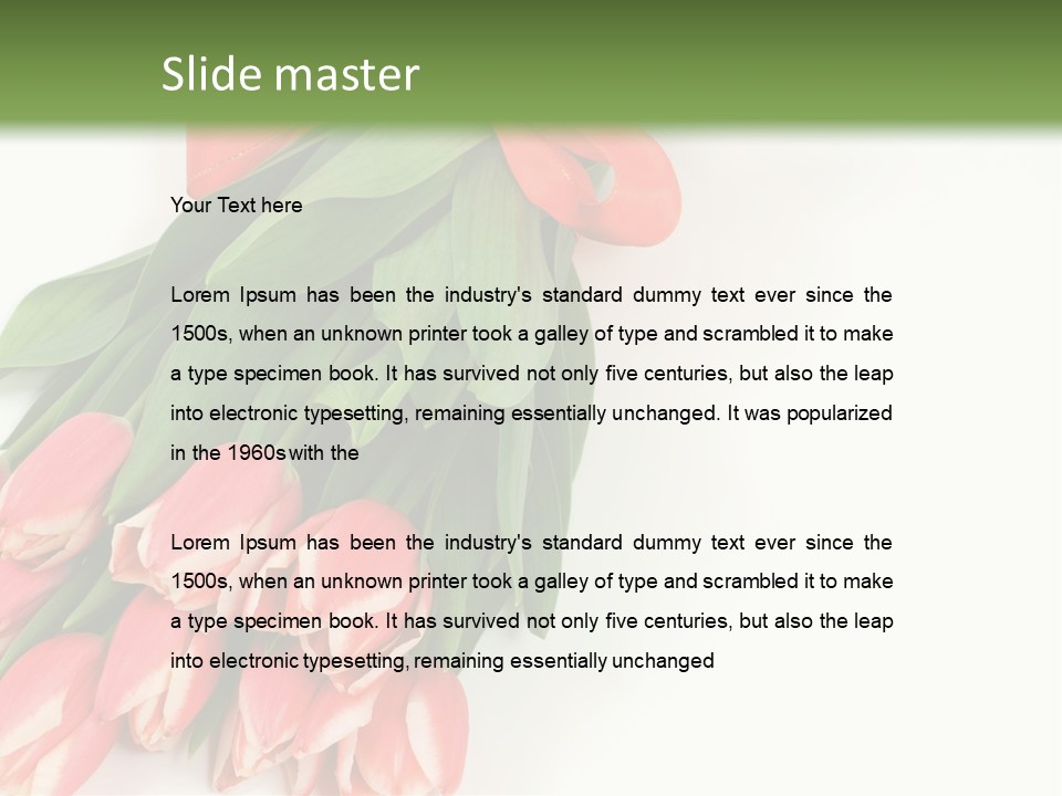 White Leaf Vivid PowerPoint Template