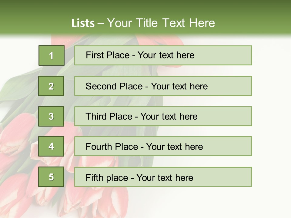 White Leaf Vivid PowerPoint Template