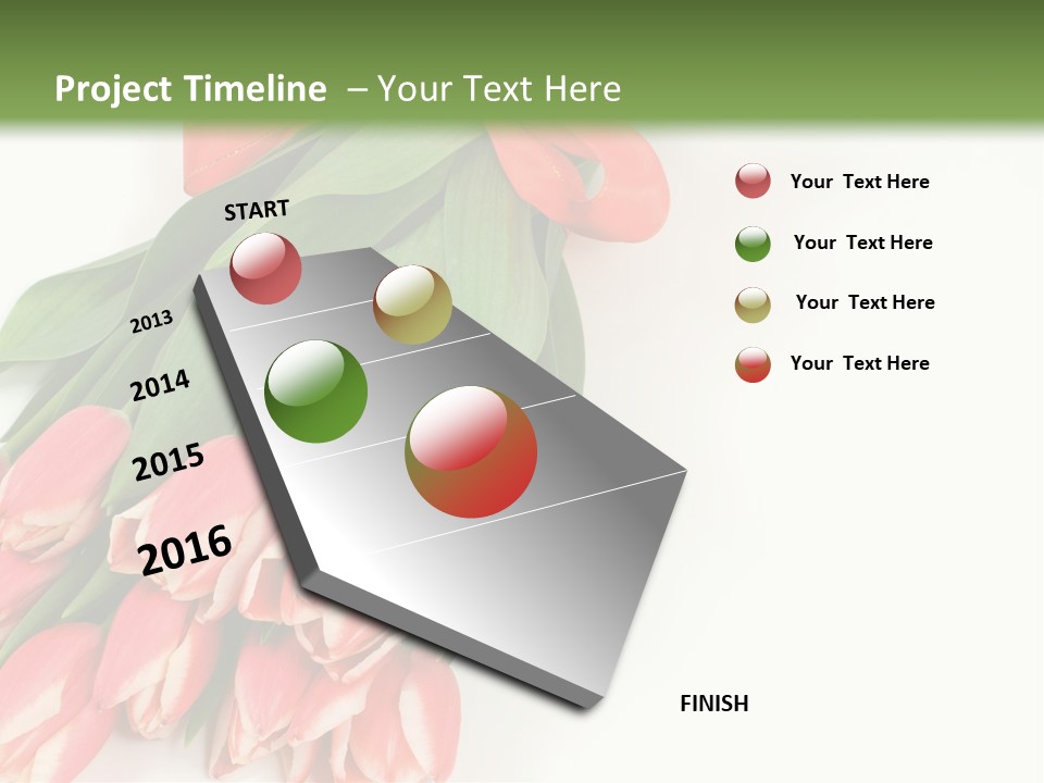 White Leaf Vivid PowerPoint Template