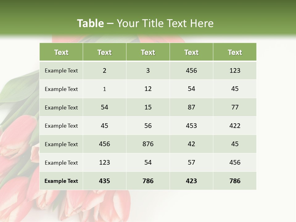 White Leaf Vivid PowerPoint Template