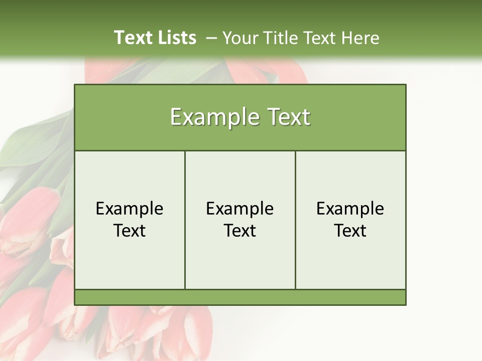 White Leaf Vivid PowerPoint Template