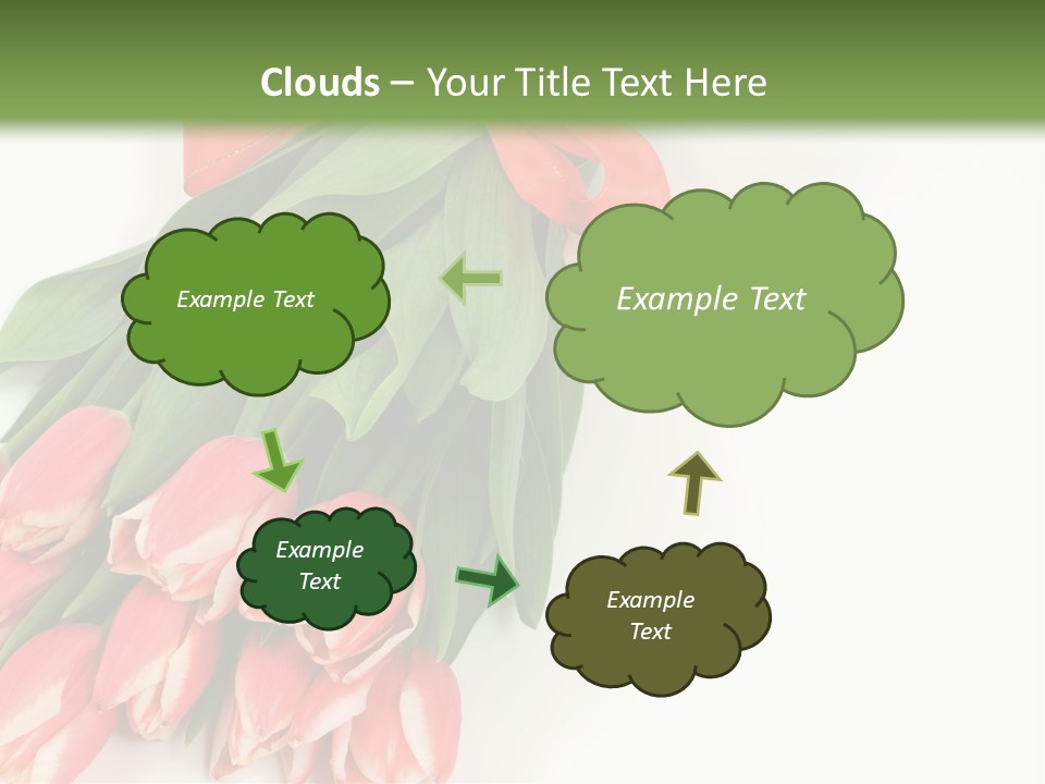 White Leaf Vivid PowerPoint Template