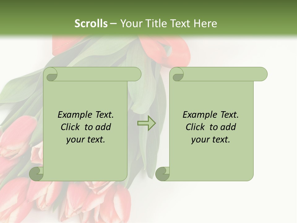 White Leaf Vivid PowerPoint Template