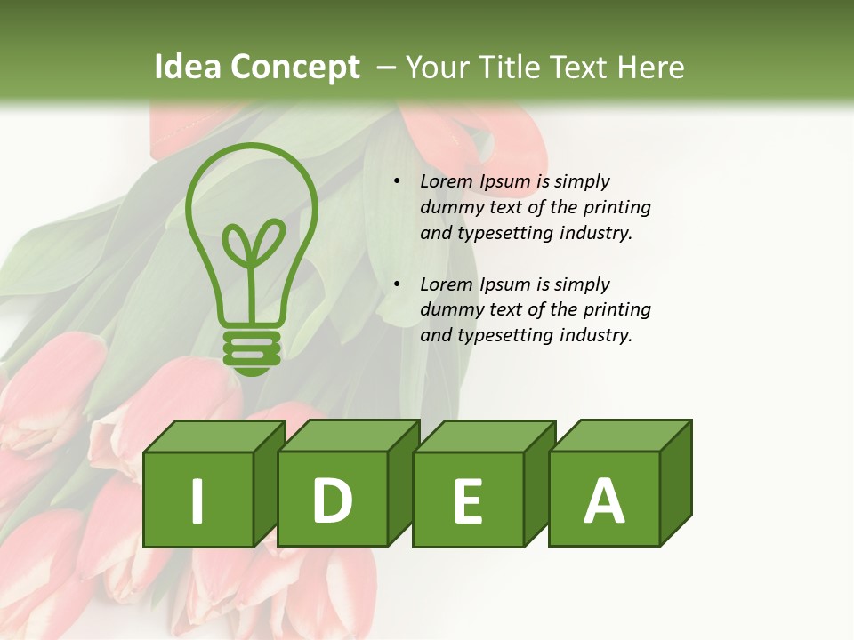 White Leaf Vivid PowerPoint Template