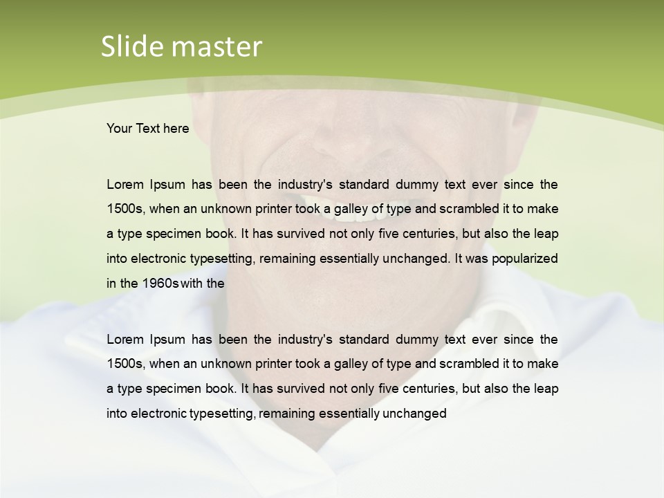 Dental White Tanned PowerPoint Template