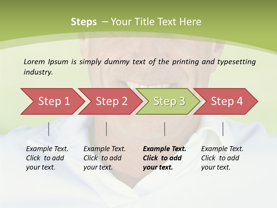 Dental White Tanned PowerPoint Template
