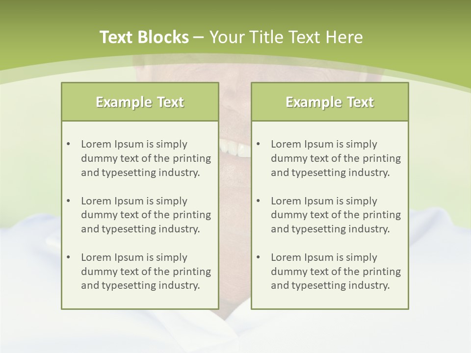 Dental White Tanned PowerPoint Template