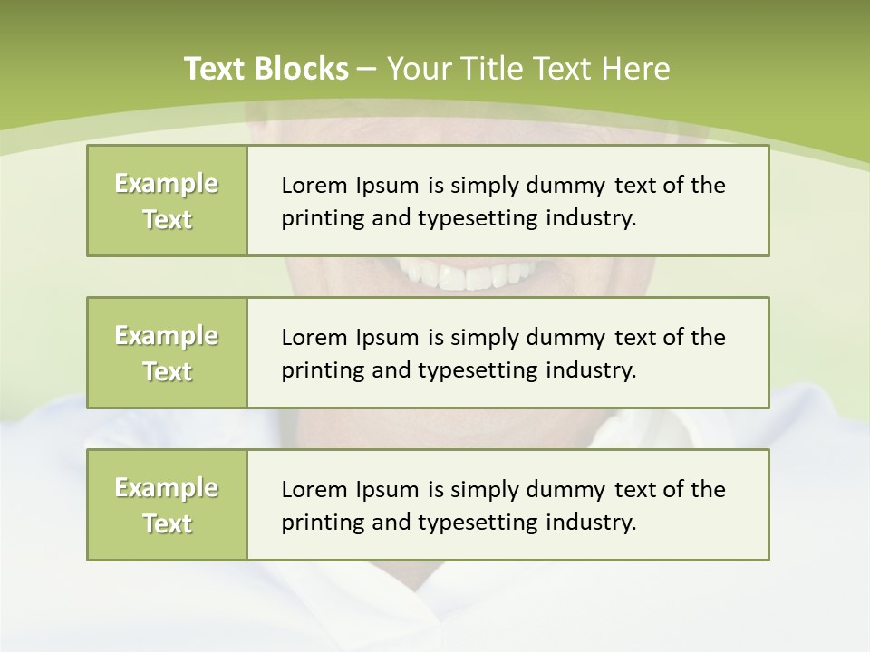 Dental White Tanned PowerPoint Template