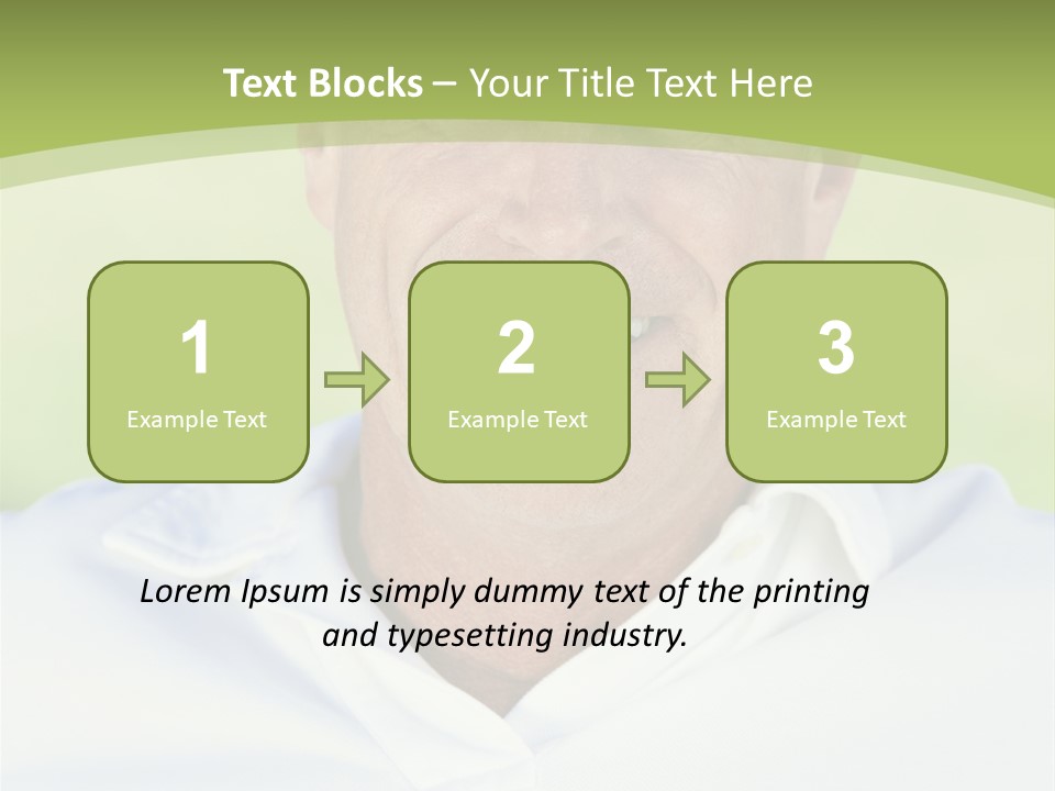 Dental White Tanned PowerPoint Template