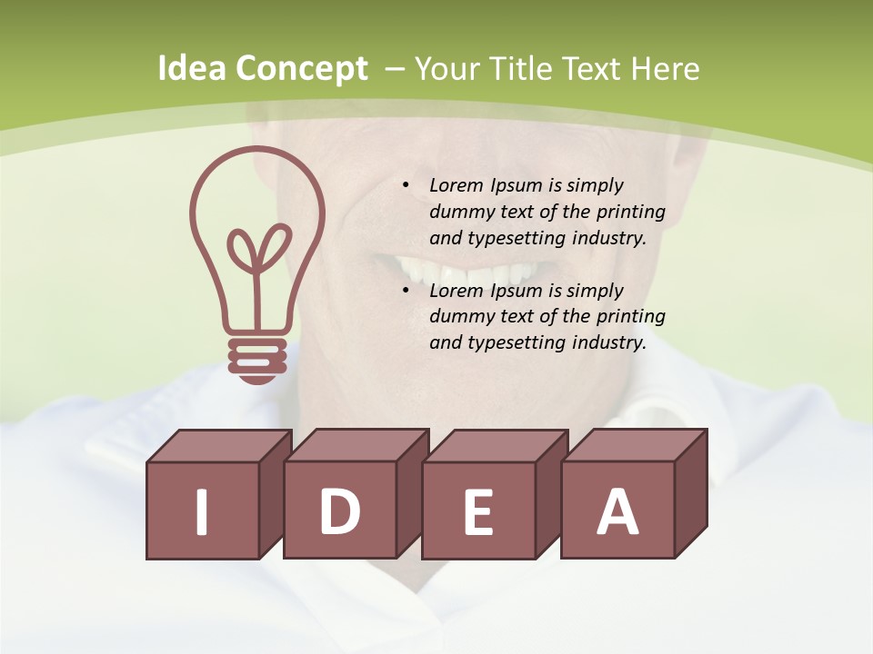 Dental White Tanned PowerPoint Template