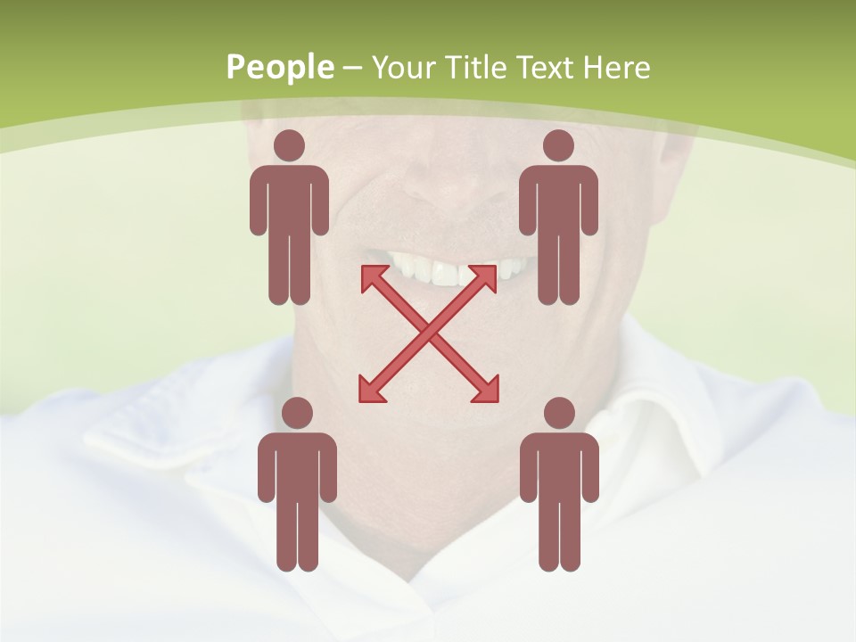 Dental White Tanned PowerPoint Template