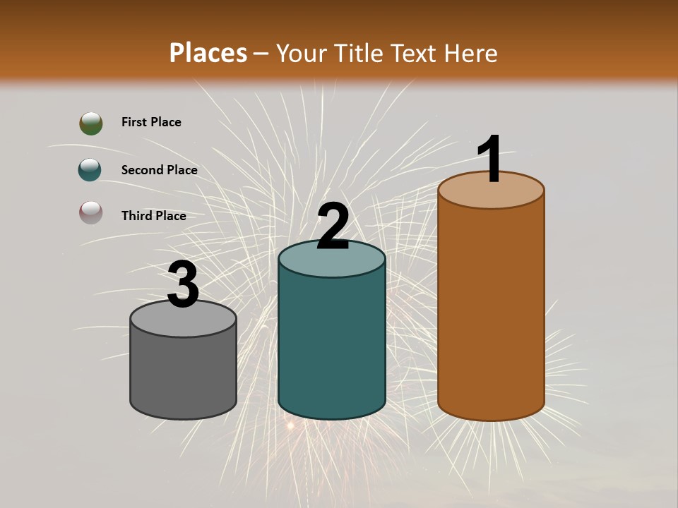 Cheerful Burst Green PowerPoint Template