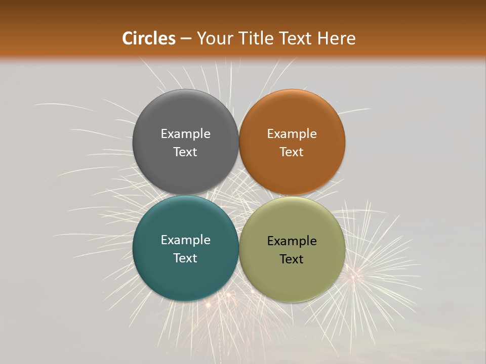 Cheerful Burst Green PowerPoint Template