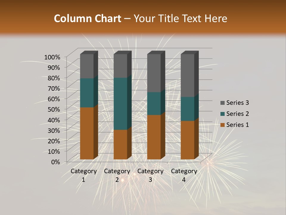 Cheerful Burst Green PowerPoint Template