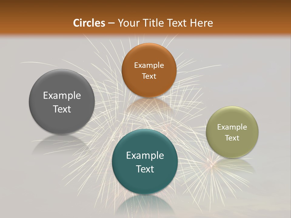 Cheerful Burst Green PowerPoint Template