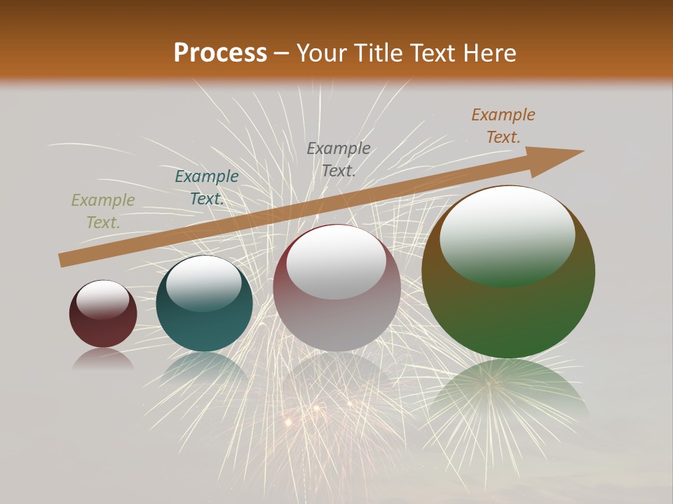 Cheerful Burst Green PowerPoint Template