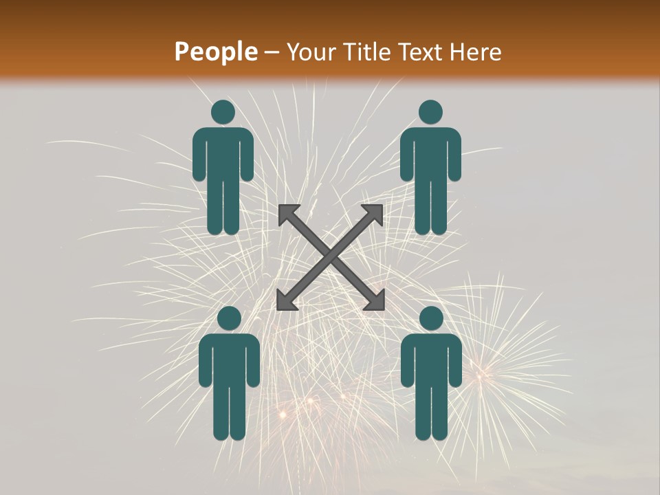 Cheerful Burst Green PowerPoint Template