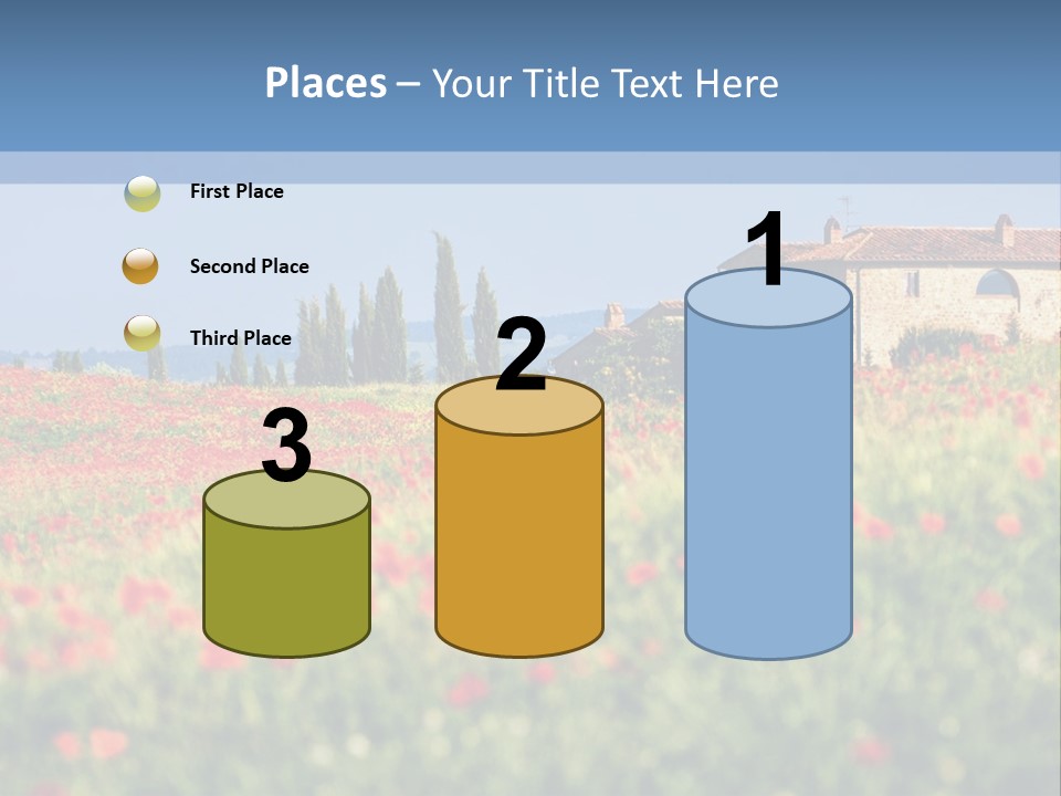 Tree Redness Flower PowerPoint Template