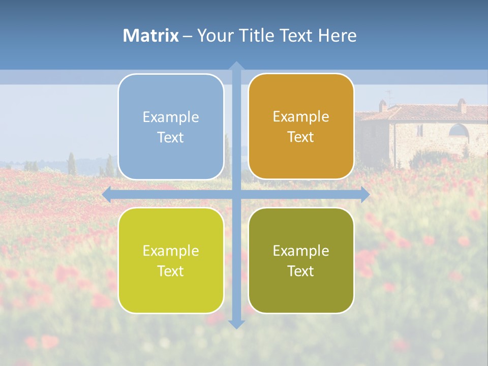 Tree Redness Flower PowerPoint Template