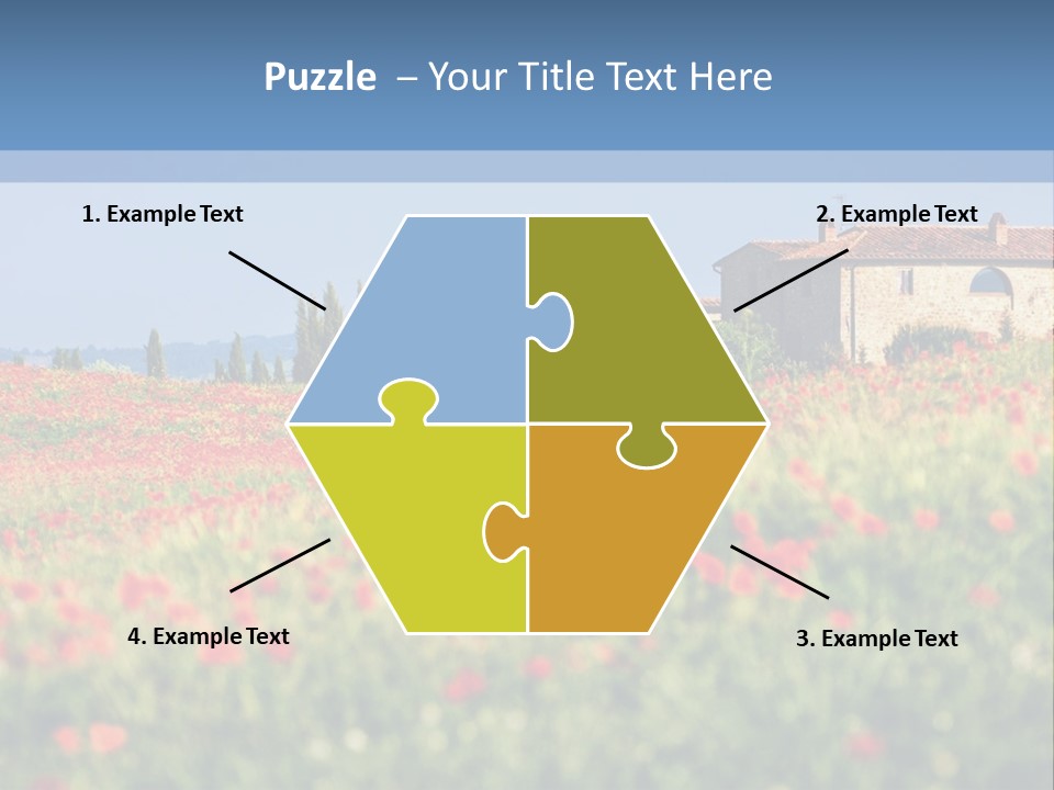 Tree Redness Flower PowerPoint Template