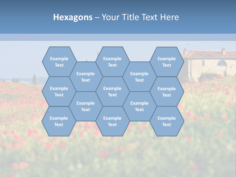 Tree Redness Flower PowerPoint Template