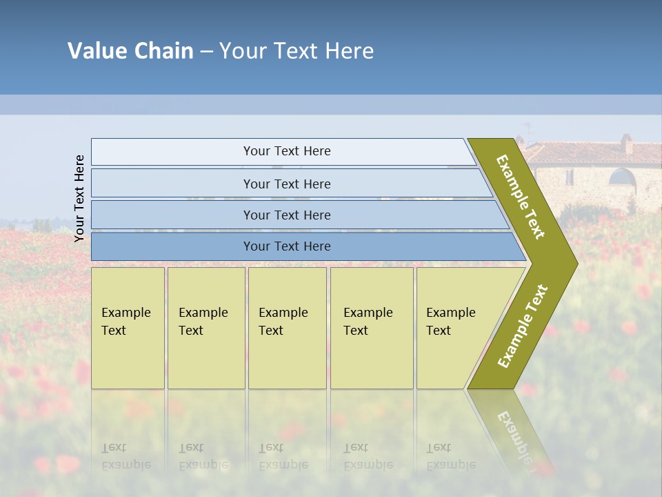 Tree Redness Flower PowerPoint Template