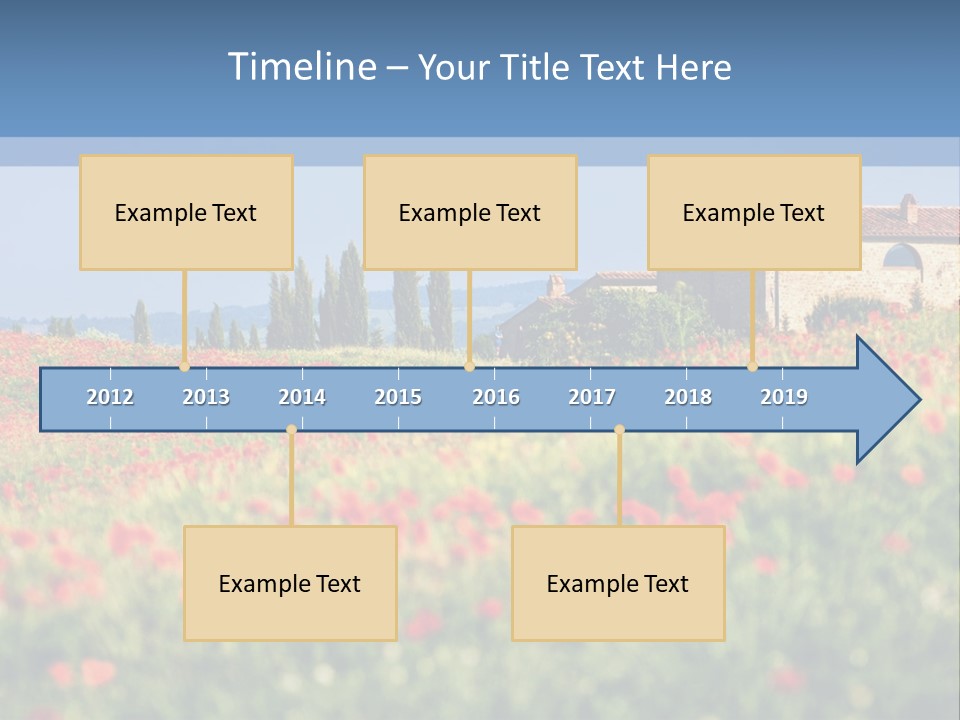 Tree Redness Flower PowerPoint Template
