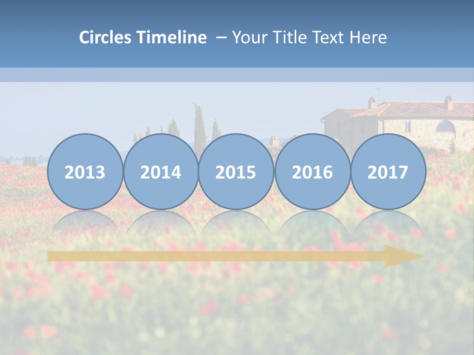 Tree Redness Flower PowerPoint Template