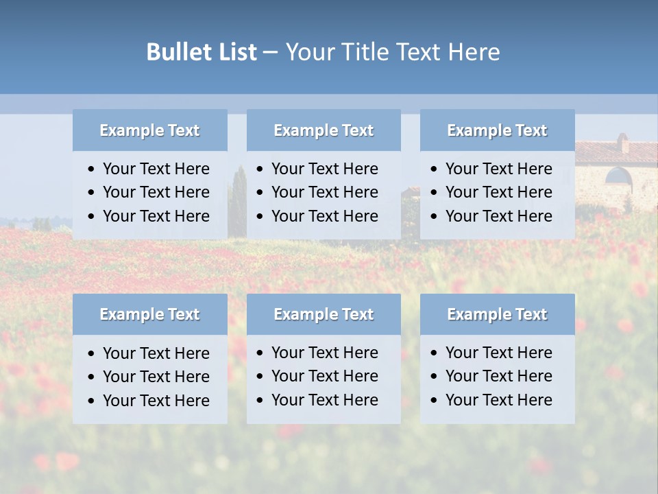 Tree Redness Flower PowerPoint Template