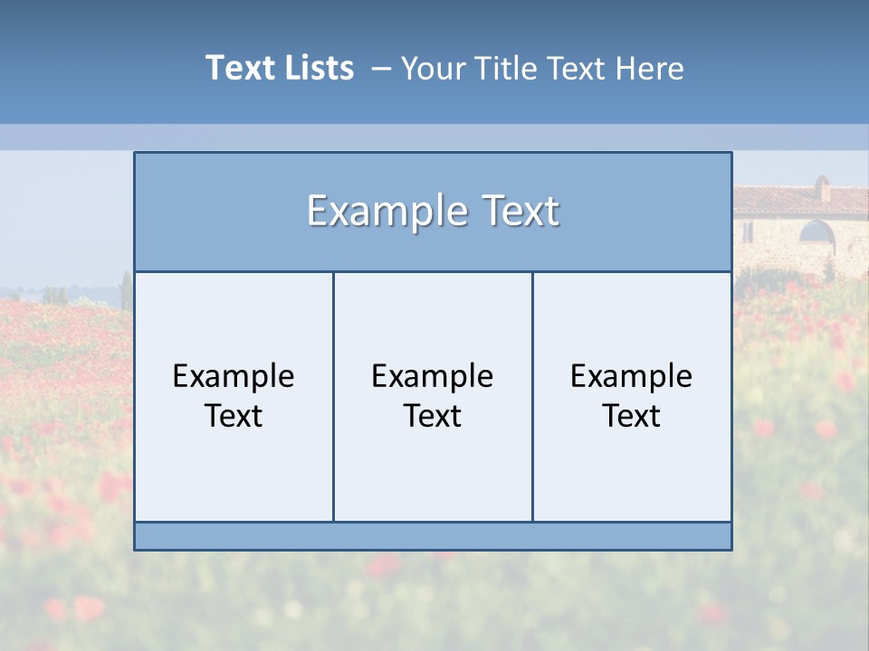 Tree Redness Flower PowerPoint Template