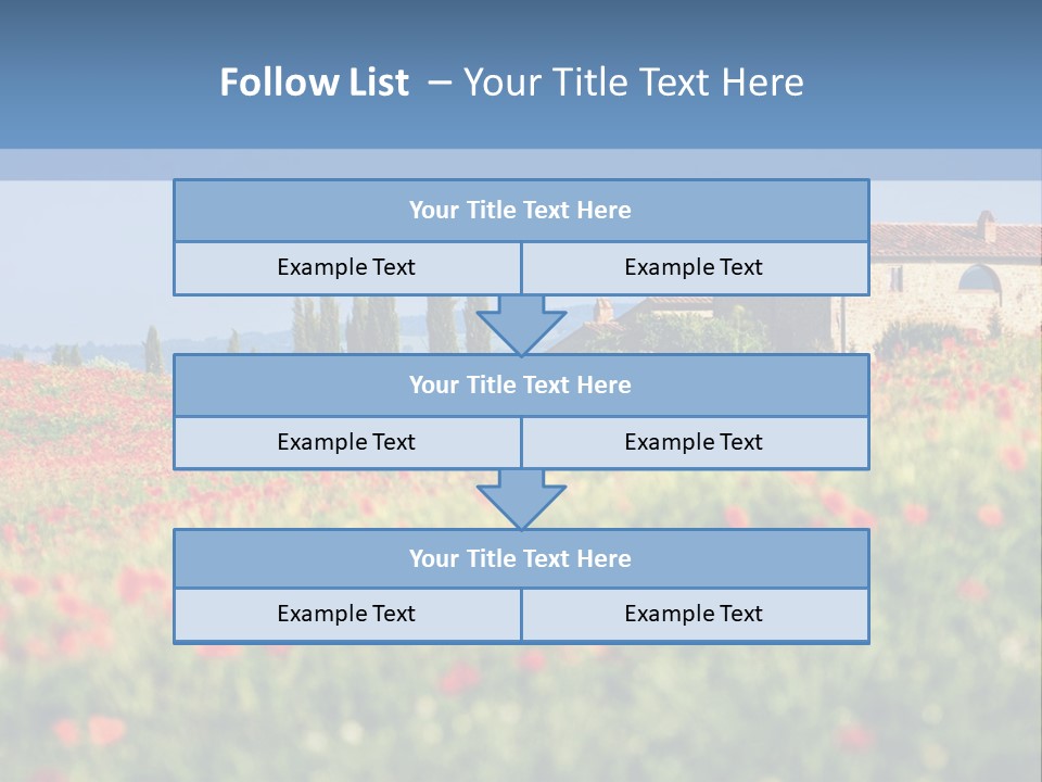 Tree Redness Flower PowerPoint Template