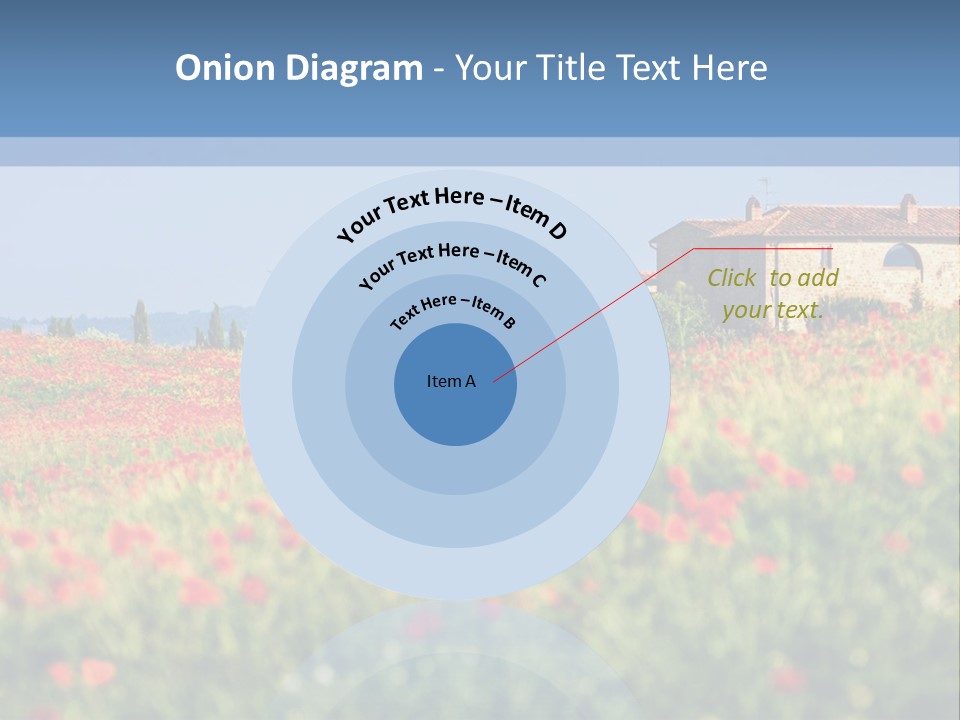 Tree Redness Flower PowerPoint Template