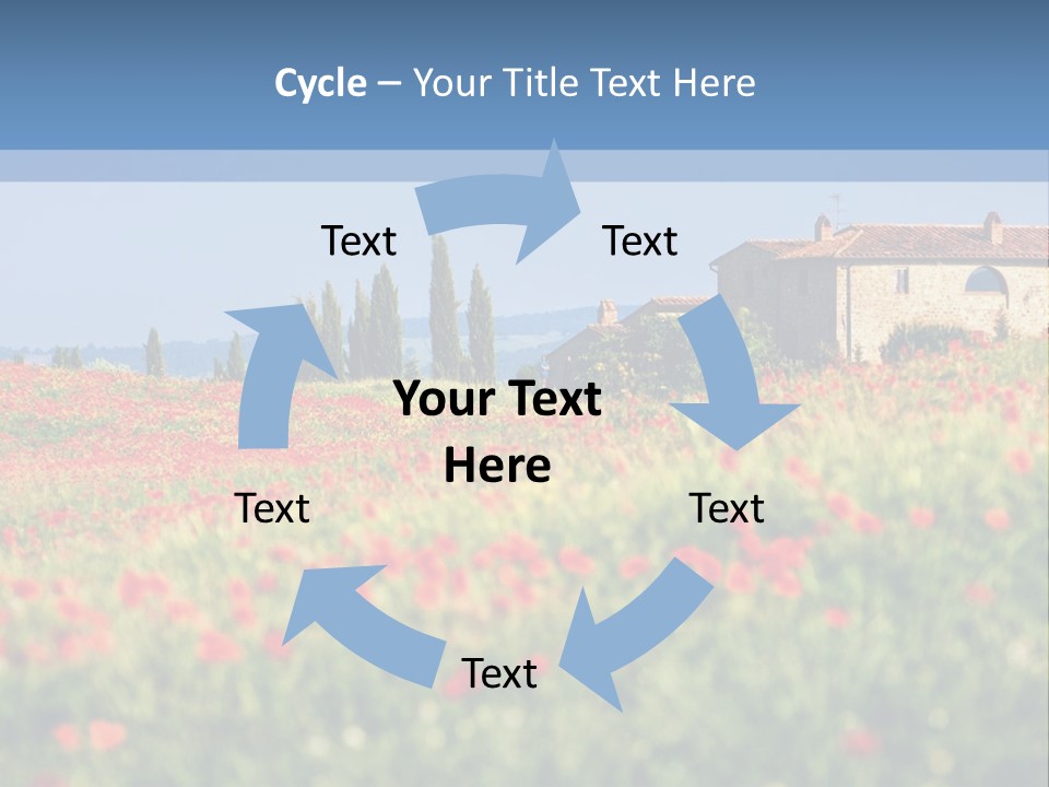 Tree Redness Flower PowerPoint Template