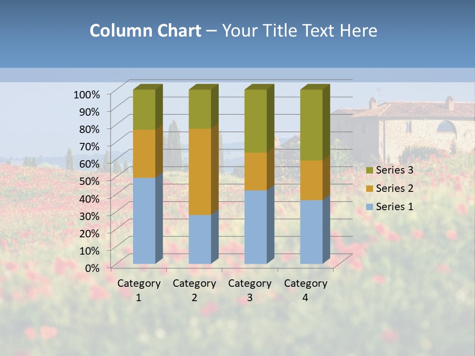 Tree Redness Flower PowerPoint Template