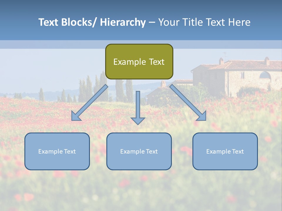 Tree Redness Flower PowerPoint Template