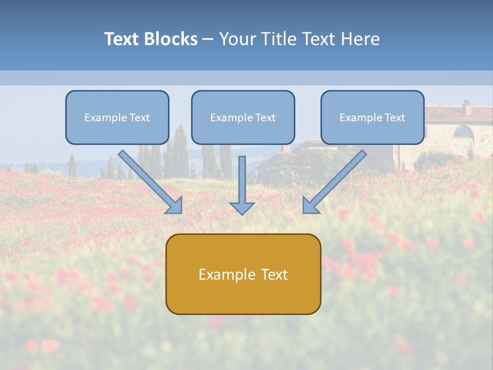 Tree Redness Flower PowerPoint Template