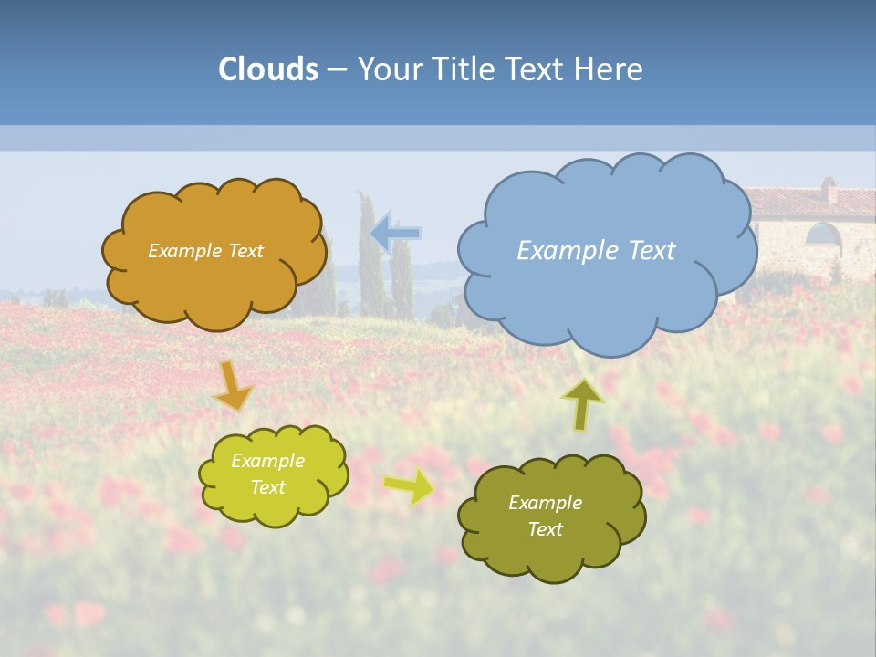 Tree Redness Flower PowerPoint Template
