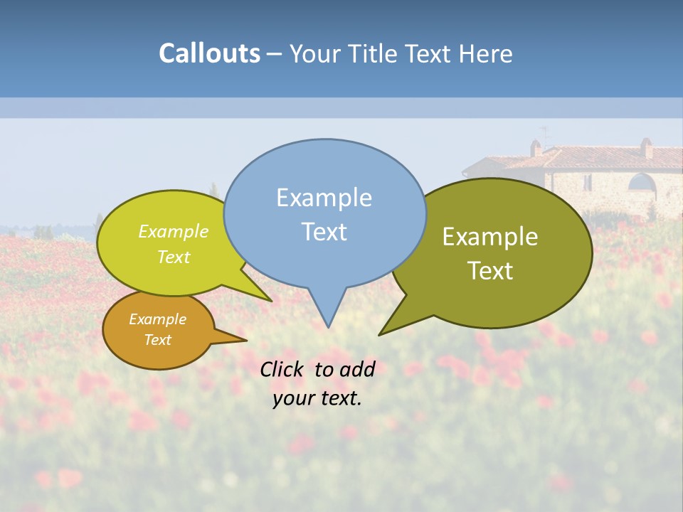 Tree Redness Flower PowerPoint Template
