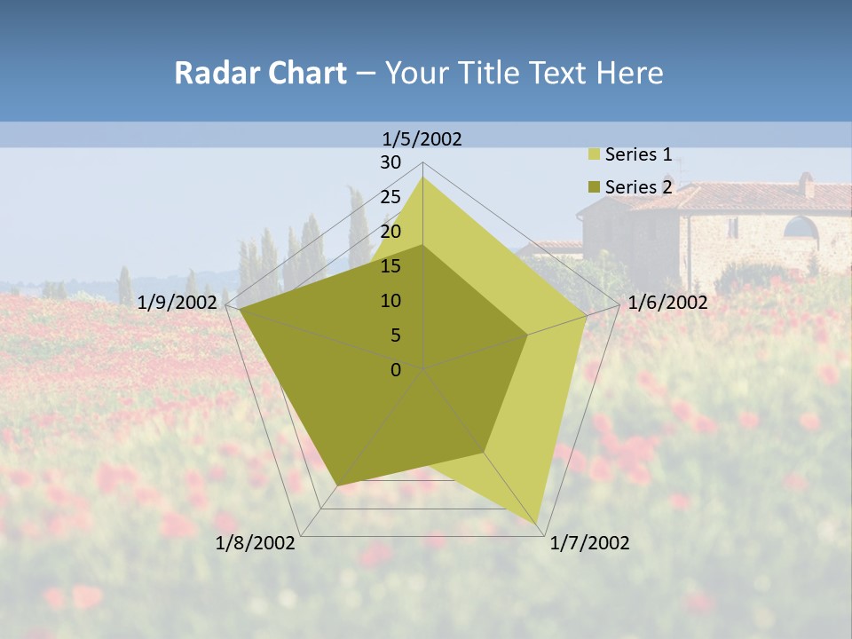 Tree Redness Flower PowerPoint Template