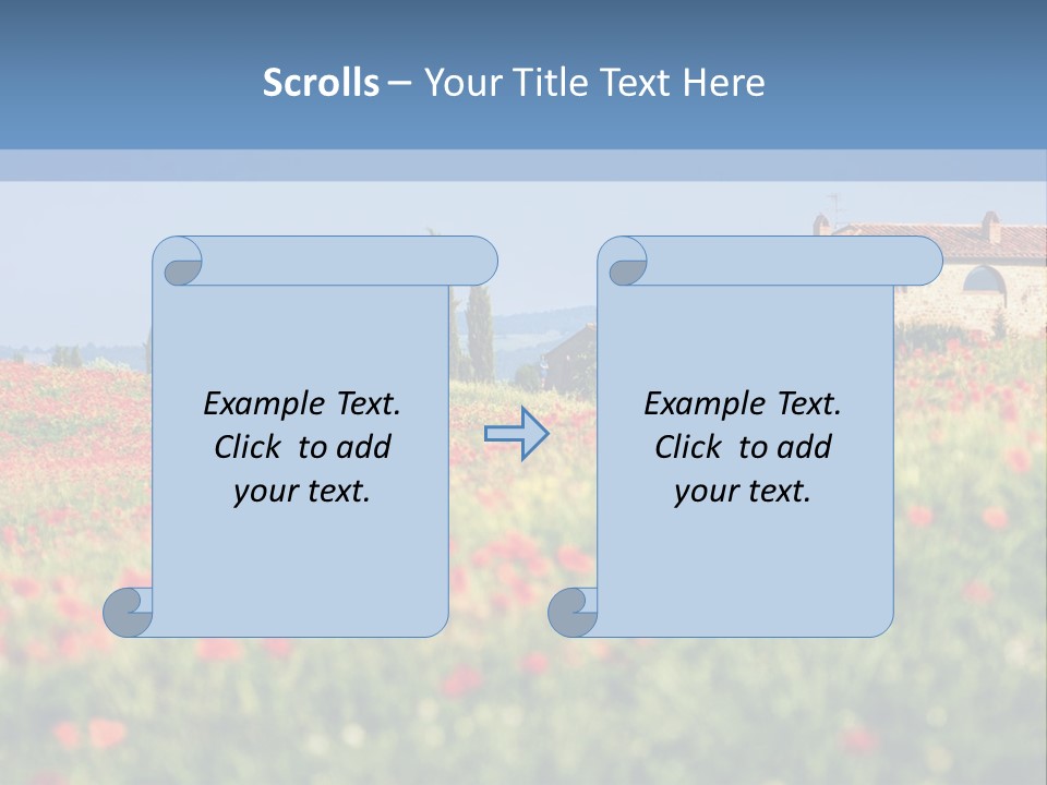 Tree Redness Flower PowerPoint Template