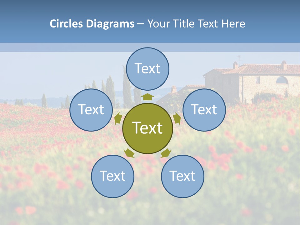 Tree Redness Flower PowerPoint Template