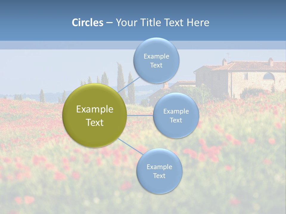 Tree Redness Flower PowerPoint Template