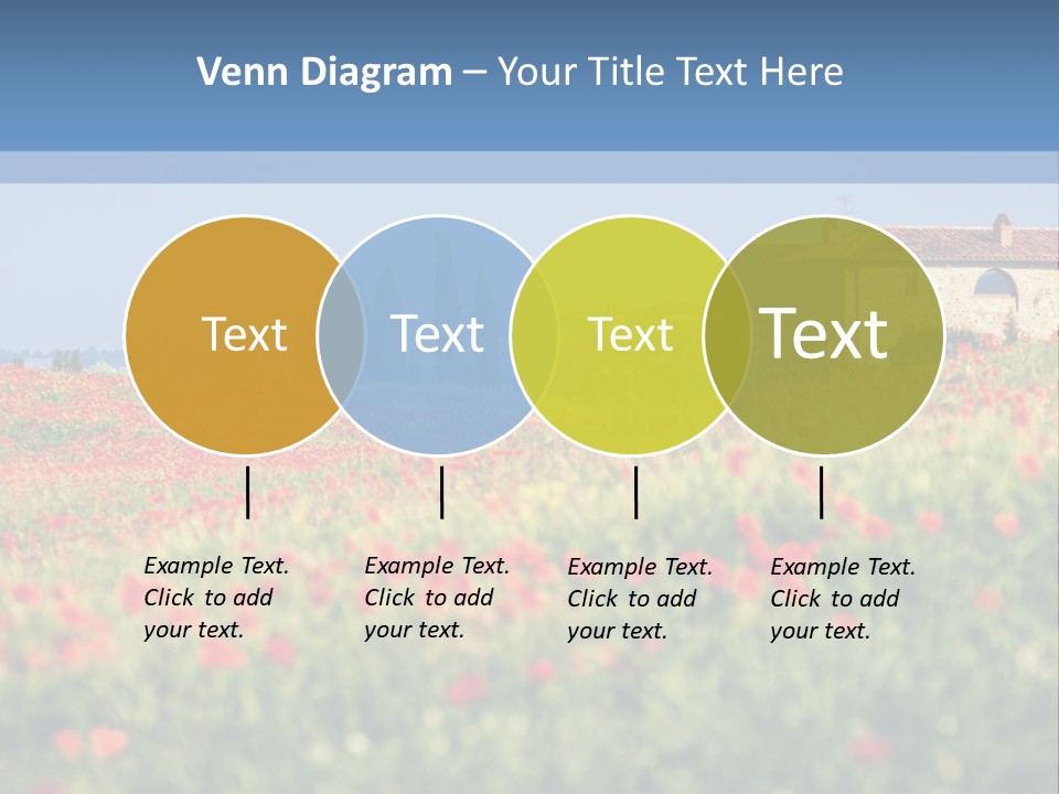 Tree Redness Flower PowerPoint Template