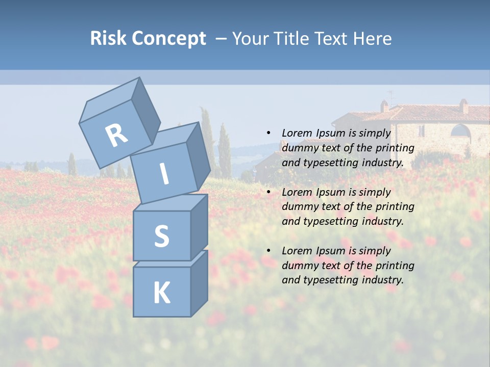 Tree Redness Flower PowerPoint Template