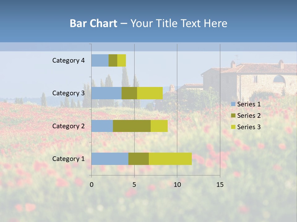 Tree Redness Flower PowerPoint Template