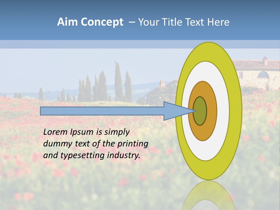 Tree Redness Flower PowerPoint Template