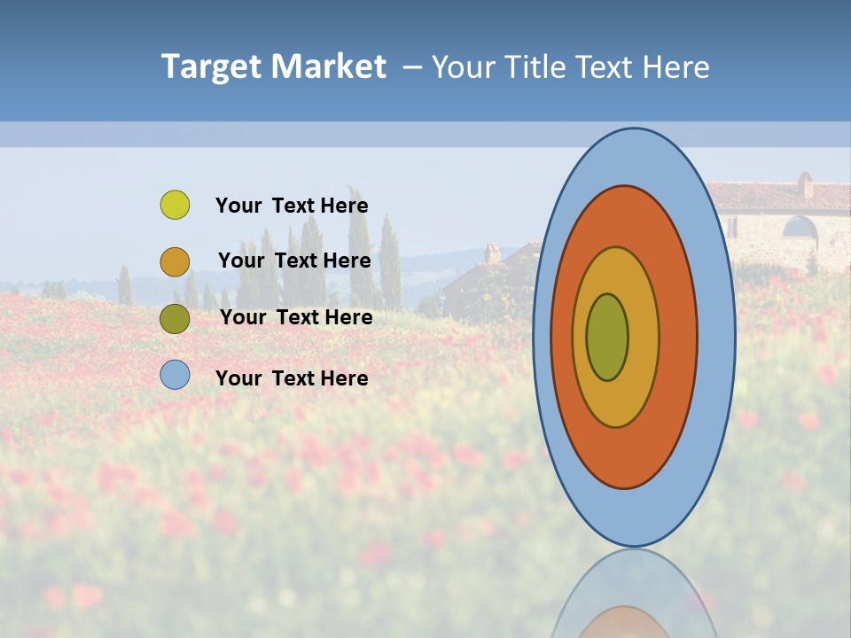 Tree Redness Flower PowerPoint Template